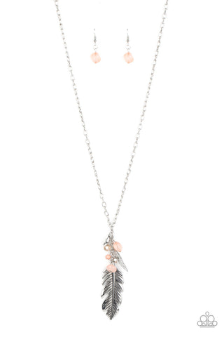Feather Flair Pink Paparazzi Necklace