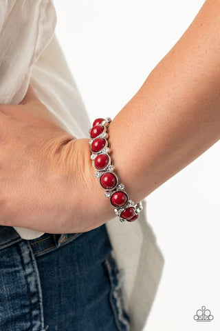 Flamboyantly Fruity Red Paparazzi Bracelet