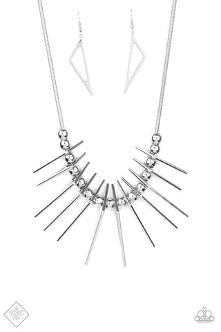 Fully Charged Silver Paparazzi Necklace