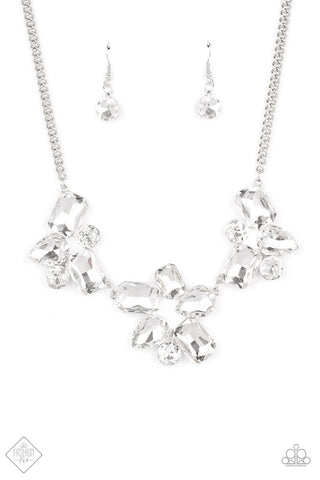 Galactic Goddess White Paparazzi Necklace