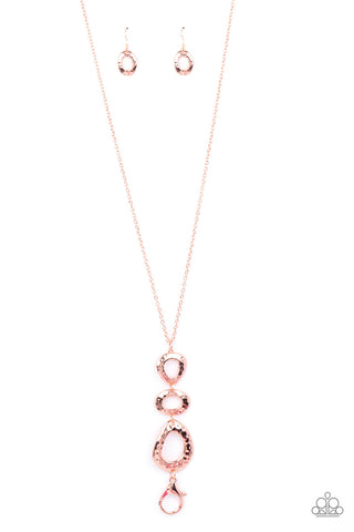 Gallery Artisan Copper Paparazzi Lanyard Necklace