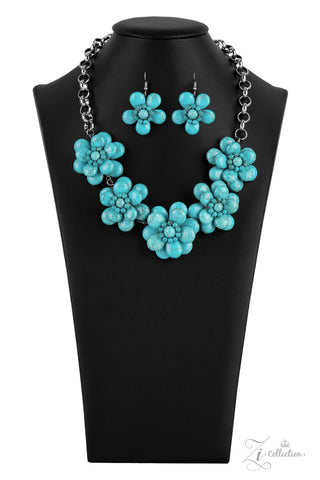 Genuine 2021 Zi Collection Blue Paparazzi Necklace