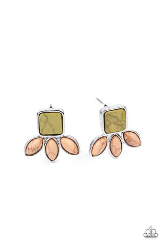 Hill Country Blossoms Multi Paparazzi Earrings