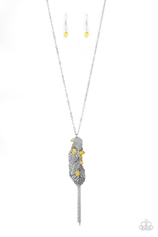 I Be-LEAF Yellow Paparazzi Necklace