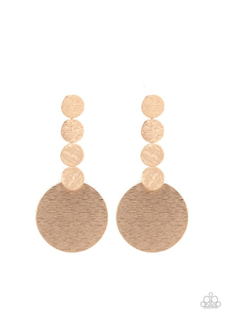 Idolized Illumination Gold Paparazzi Earrings