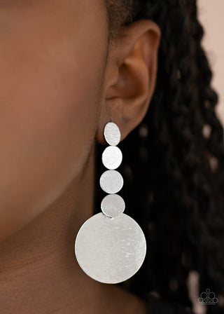 Idolized Illumination Silver Paparazzi Earrings