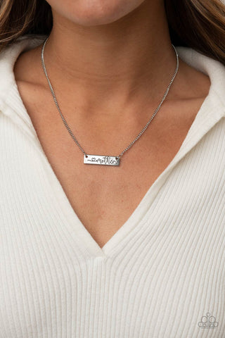 Joy of Motherhood Silver Paparazzi Necklace