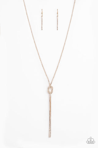 Knockout Knot Gold Paparazzi Necklace