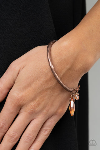 Let Yourself GLOW Copper Paparazzi Bracelet
