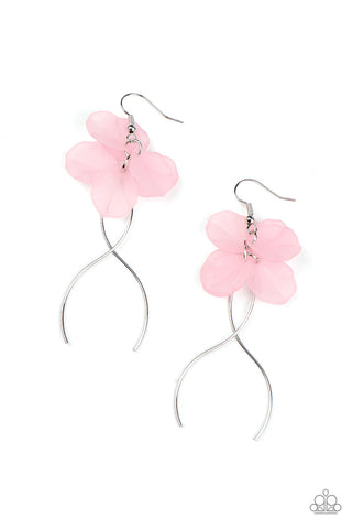 Let's Keep It ETHEREAL Pink Paparazzi Earrings