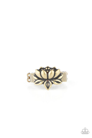 Lotus Crowns Brass Paparazzi Ring