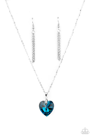 Love Hurts Blue Paparazzi Necklace