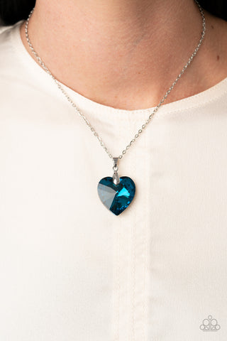 Love Hurts Blue Paparazzi Necklace