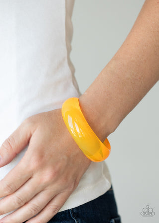 Major Material Girl Orange Paparazzi Bracelet