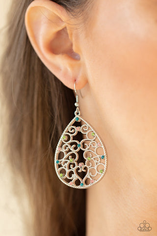 Midnight Carriage Multi Paparazzi Earrings