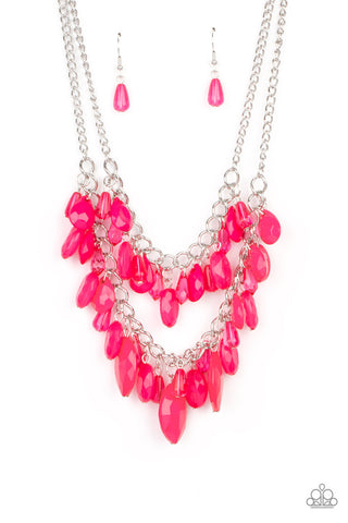 Midsummer Mixer Pink Paparazzi Necklace