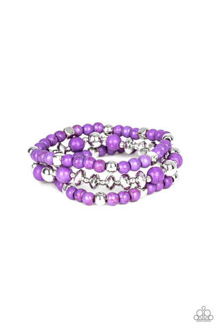 Mountain Artist Purple Paparazzi Bracelet