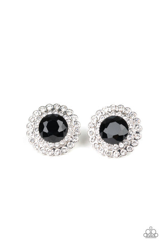 My Second Castle Black Paparazzi Earrings