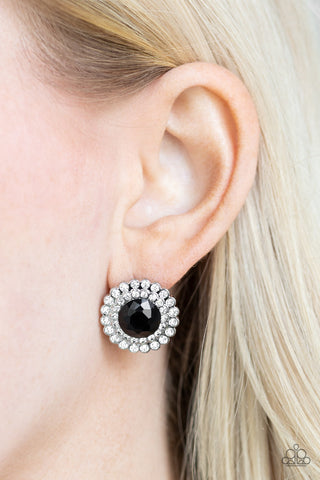 My Second Castle Black Paparazzi Earrings