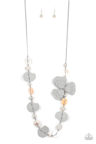 On Island Time Silver Paparazzi Necklace