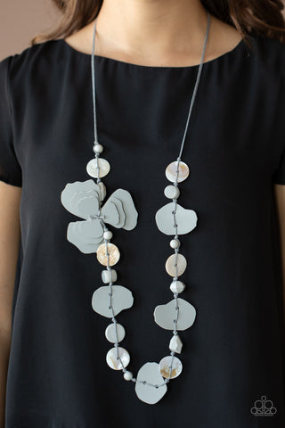 On Island Time Silver Paparazzi Necklace