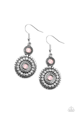 Opulent Outreach Pink Paparazzi Earrings