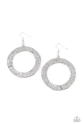 PRIMAL Meridian Silver Paparazzi Earrings