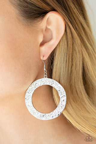 PRIMAL Meridian Silver Paparazzi Earrings