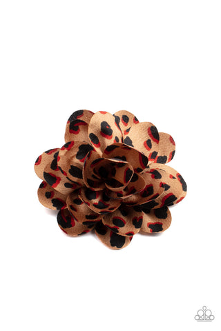 Panama Picnic Brown Paparazzi Hair Clip