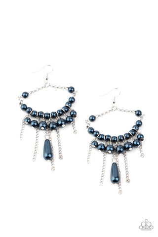Party Planner Posh Blue Paparazzi Earrings