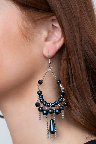 Party Planner Posh Blue Paparazzi Earrings
