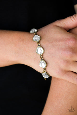 Perfect Imperfection Brass Paparazzi Bracelet