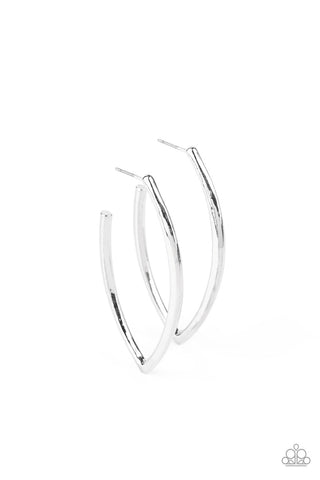 Point-Blank Beautiful Silver Paparazzi Earrings