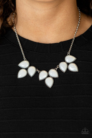 Prairie Fairytale White Paparazzi Necklace