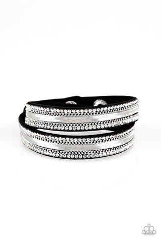 Rocker Rivalry Black Paparazzi Bracelet