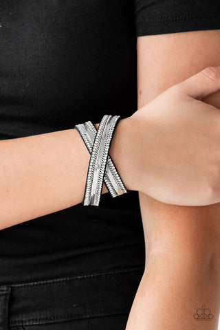 Rocker Rivalry Black Paparazzi Bracelet