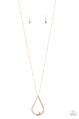 Royal REIGN-Storm Copper Paparazzi Necklace