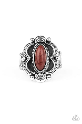 Sage Gardens Brown Paparazzi Ring