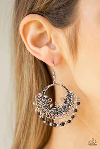 Canyonlands Celebration Black Paparazzi Earrings