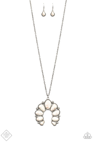 Stone Monument White Paparazzi Necklace