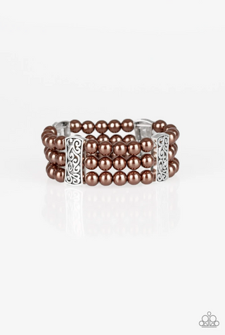 Ritzy Ritz Brown Paparazzi Bracelet