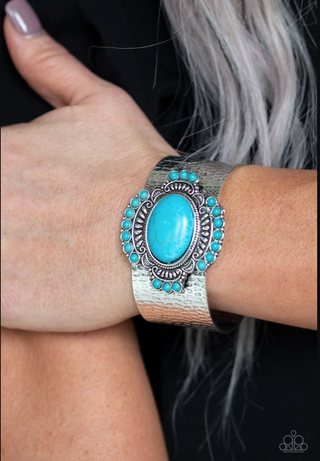 Canyon Crafted Blue Paparazzi Bracelet