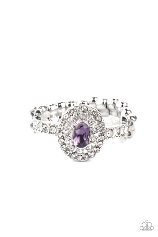I Said Yes Purple Paparazzi Ring