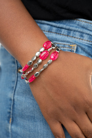 Sorry to Burst Your BAUBLE Pink Paparazzi Bracelet