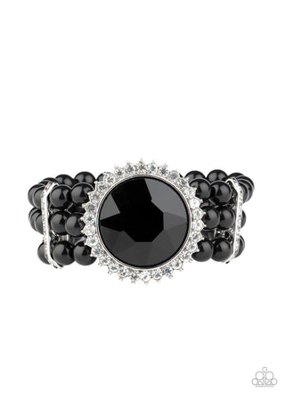 Speechless Sparkle Black Paparazzi Bracelet