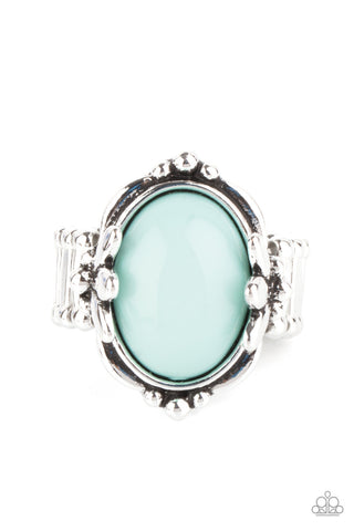 Springtime Splendor Blue Paparazzi Ring