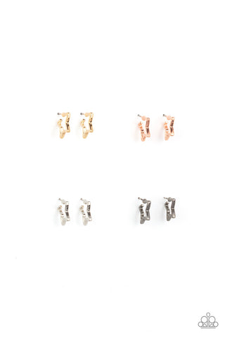 Kids' Starlet Shimmer Star Hoop Earrings Set