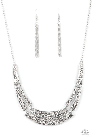Stick to the ARTIFACTS Silver Paparazzi Necklace