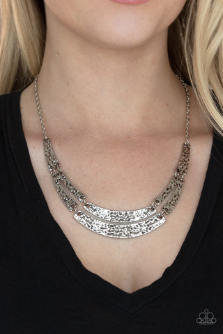 Stick to the ARTIFACTS Silver Paparazzi Necklace