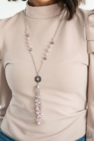 Tasseled Treasure Pink Paparazzi Necklace